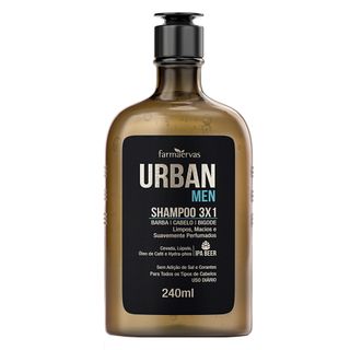 Shampoo 3 em 1 IPA - Urban Men - 240ml Menor preço em Shampoo 3 em 1 IPA - Urban Men - 240ml