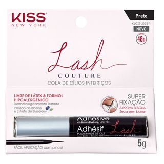 Cola para Cílios Postiços Kiss NY - Lash Couture 48h Preto - 1 Un Menor preço em Cola para Cílios Postiços Kiss NY - Lash Couture 48h Preto - 1 Un