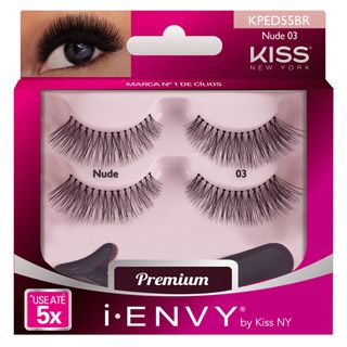 Cílios Postiços Kiss NY - I-Envy Nude 03 - Pack Duplo Menor preço em Cílios Postiços Kiss NY - I-Envy Nude 03 - Pack Duplo
