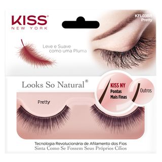 Cílios Postiços Kiss NY - Looks So Natural Pretty - Pack Unitário Menor preço em Cílios Postiços Kiss NY - Looks So Natural Pretty - Pack Unitário