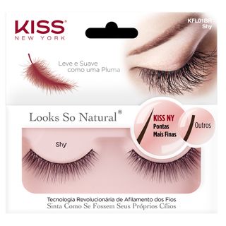 Cílios Postiços Kiss NY - Looks So Natural Shy - Pack Unitário Menor preço em Cílios Postiços Kiss NY - Looks So Natural Shy - Pack Unitário