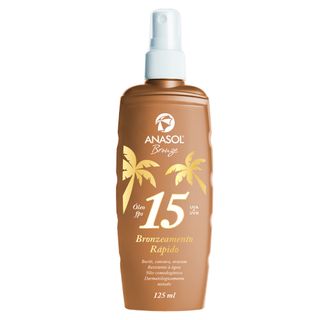 Óleo Bronzeador Spray FPS15 Anasol - 125ml Menor preço em Óleo Bronzeador Spray FPS15 Anasol - 125ml