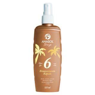 Óleo Bronzeador Spray FPS6 Anasol - 125ml Menor preço em Óleo Bronzeador Spray FPS6 Anasol - 125ml