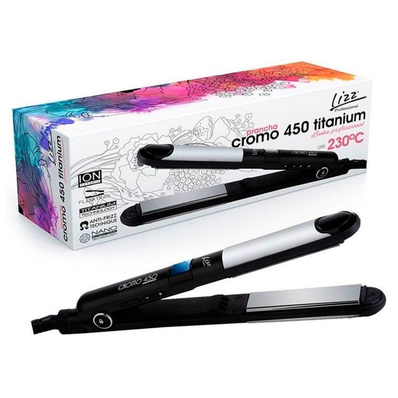 Cromo 450ºF Titanium Lizz Professional - Prancha de Cabelo - Época