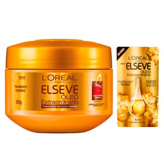 L'Oréal Paris Elseve Óleo Extraordinário Kit - Óleo Capilar + Creme de Tratamento Menor preço em L'Oréal Paris Elseve Óleo Extraordinário Kit - Óleo Capilar + Creme de Tratamento