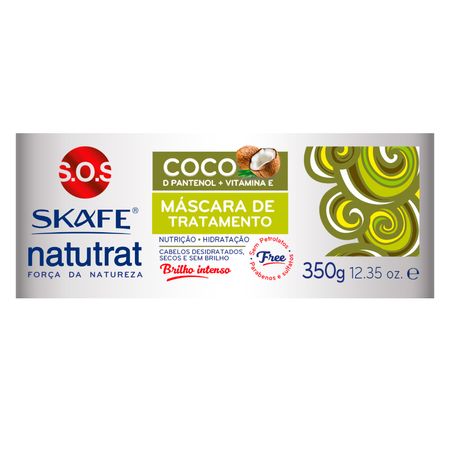 Skafe-Natutrat-SOS-Força-da-Natureza---Máscara-de-Tratamento-Coco-350g--2