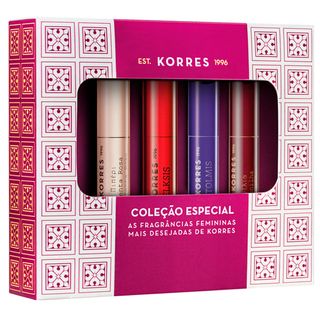 Korres Mini Fragrâncias Kit Colônias - Elkis + Tolmis + Pimenta Rosa + Baunilha Menor preço em Korres Mini Fragrâncias Kit Colônias - Elkis + Tolmis + Pimenta Rosa + Baunilha