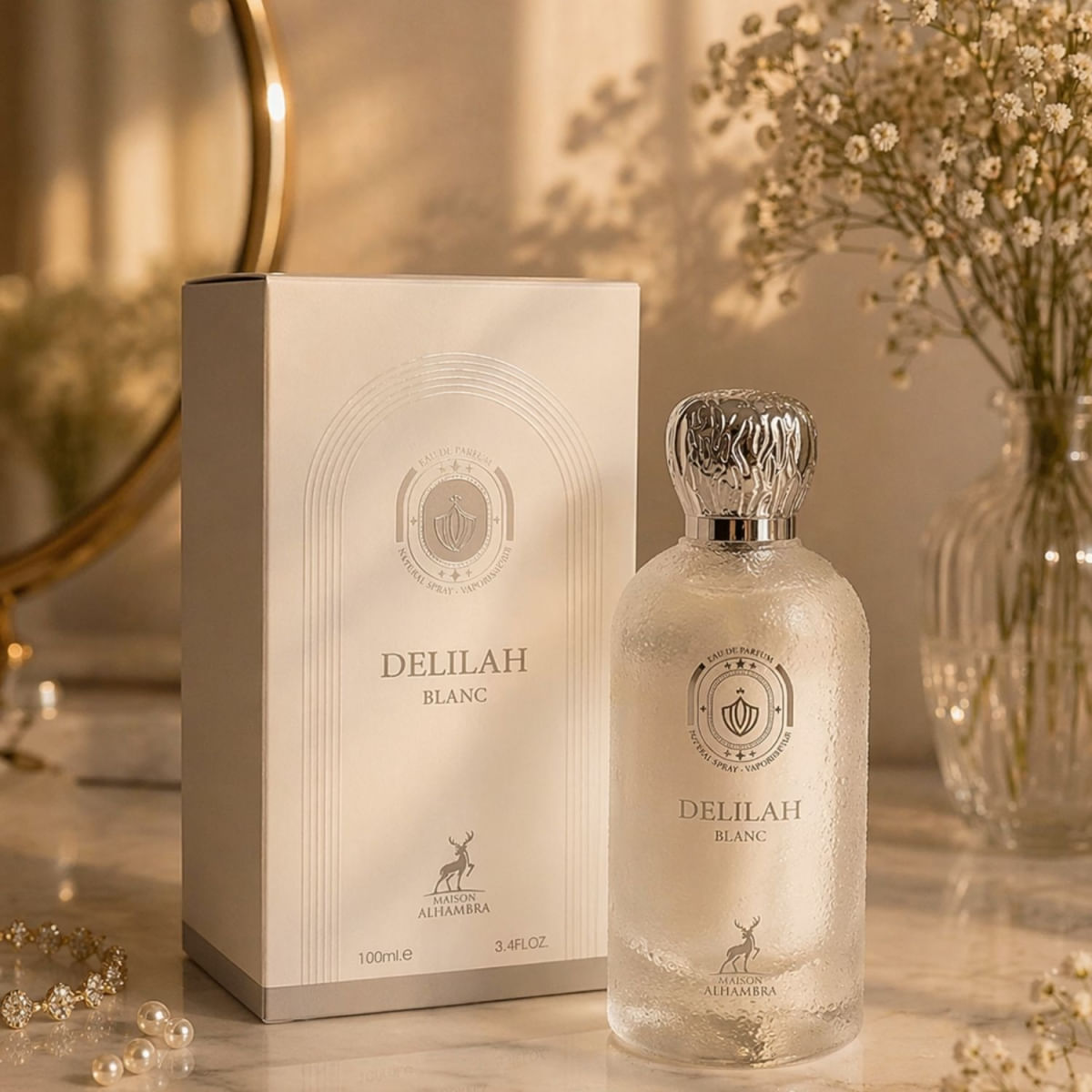 Perfume Árabe Delilah Blanc EDP 100ml Maison Alhambra - Época