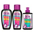 Niely Diva de Cachos - Shampoo + Condicionador + Creme para Pentear Kit