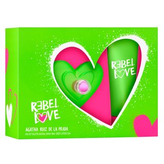 Agatha Ruiz de La Prada Rebel Love Kit - Perfume EDT + Body Lotion Menor preço em Agatha Ruiz de La Prada Rebel Love Kit - Perfume EDT + Body Lotion