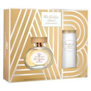 Antonio Banderas Her Golden Secret Kit - Eau de Toilette + Desodorante Menor preço em Antonio Banderas Her Golden Secret Kit - Eau de Toilette + Desodorante