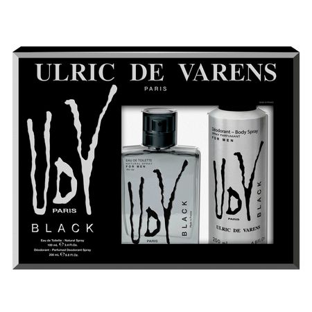 Ulrich de Varens UDV Black  Kit - Perfume EDT+ Desodorante Body Spray - Kit
