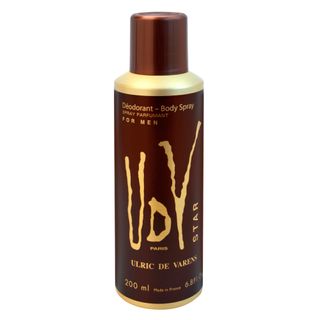 Desodorante Body Spray Ulrich de Varens Masculino - UDV Star - 200ml Menor preço em Desodorante Body Spray Ulrich de Varens Masculino - UDV Star - 200ml