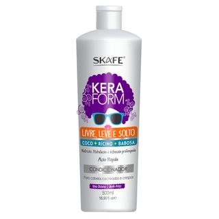 Skafe Keraform Livre, Leve e Solto - Condicionador - 500ml Menor preço em Skafe Keraform Livre, Leve e Solto - Condicionador - 500ml