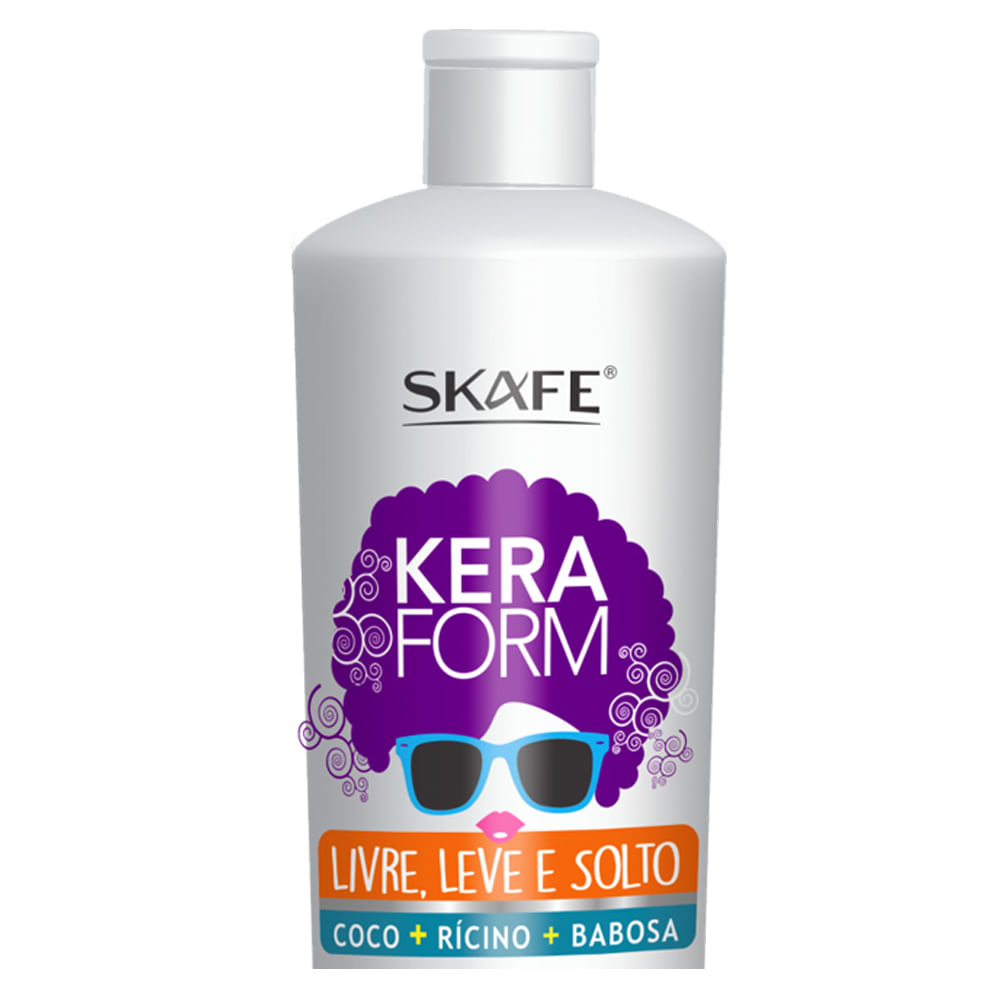 Skafe Keraform Livre, Leve e Solto - Shampoo