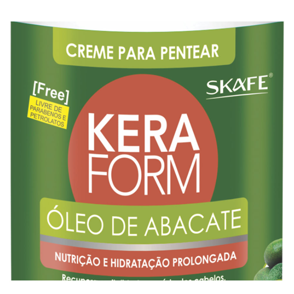 Skafe Keraform Óleo de Abacate - Creme de Pentear