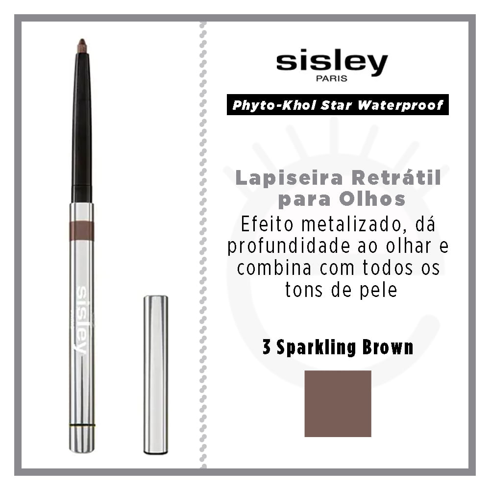Lapiseira Retrátil para Olhos Phyto-Khol Star Waterproof Sisley