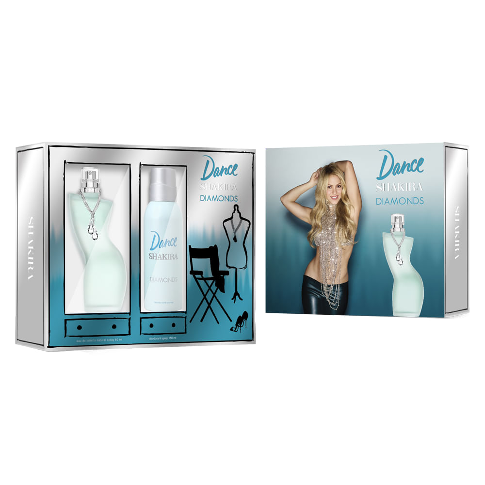 Shakira Dance Diamonds Kit Eau de Toilette Desodorante Época