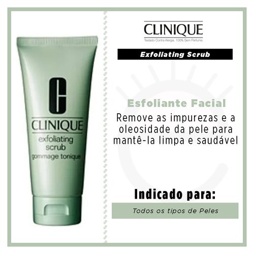 Esfoliante Facial Clinique Exfoliating Scrub Época Cosméticos