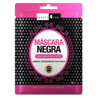 Máscara Facial Beauty 4 Fun Negra - 1 Un Menor preço em Máscara Facial Beauty 4 Fun Negra - 1 Un