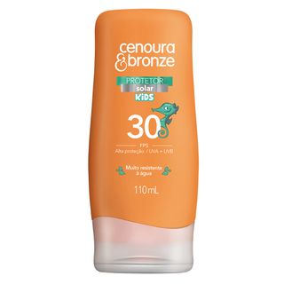 Protetor Solar Kids FPS30 Cenoura e Bronze - 110ml Menor preço em Protetor Solar Kids FPS30 Cenoura e Bronze - 110ml
