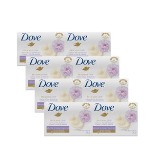 Kit Sabonete Dove Leite Flor Peonia 90g 8 Unidades Menor preço em Kit Sabonete Dove Leite Flor Peonia 90g 8 Unidades