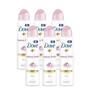 Kit Desodorante Aerossol Dove Beauty Finish 150ml 6 Unidades Menor preço em Kit Desodorante Aerossol Dove Beauty Finish 150ml 6 Unidades