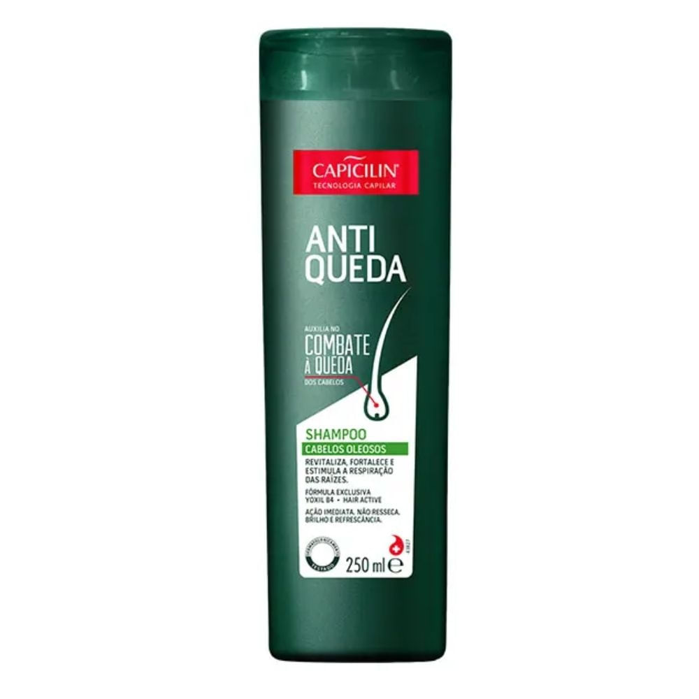 Shampoo Capicilin Antiqueda - Cabelos Oleosos 250 ml