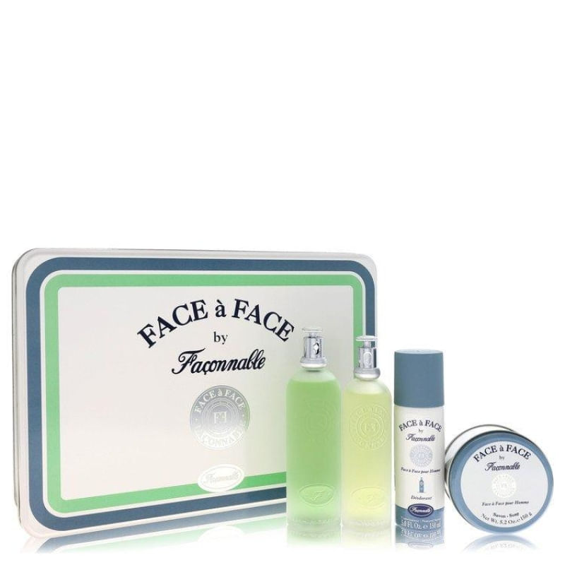 Face A Face Kit Presente 150 ml Eau de Toilette Spray + 150 ml Desodorante Sp — Face A Face Kit Presente 150 ml Eau de Toilette Spray + 150 ml Desodorante Spray + 100 ml Pós-Barba