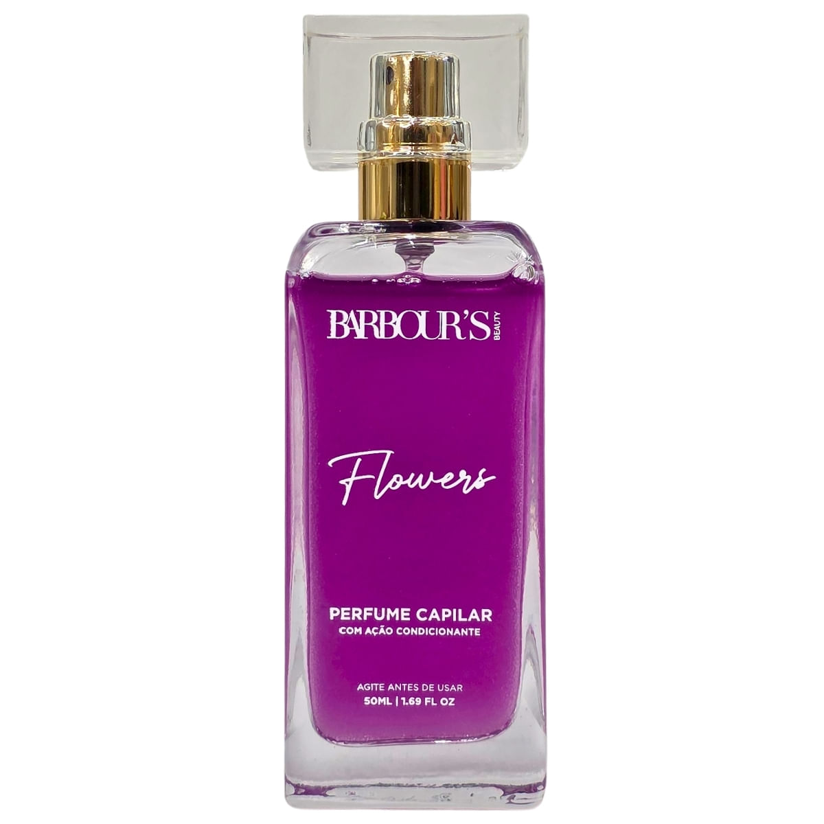 Perfume Capilar Bifásico Spray Flowers Barbours Beauty 50ml