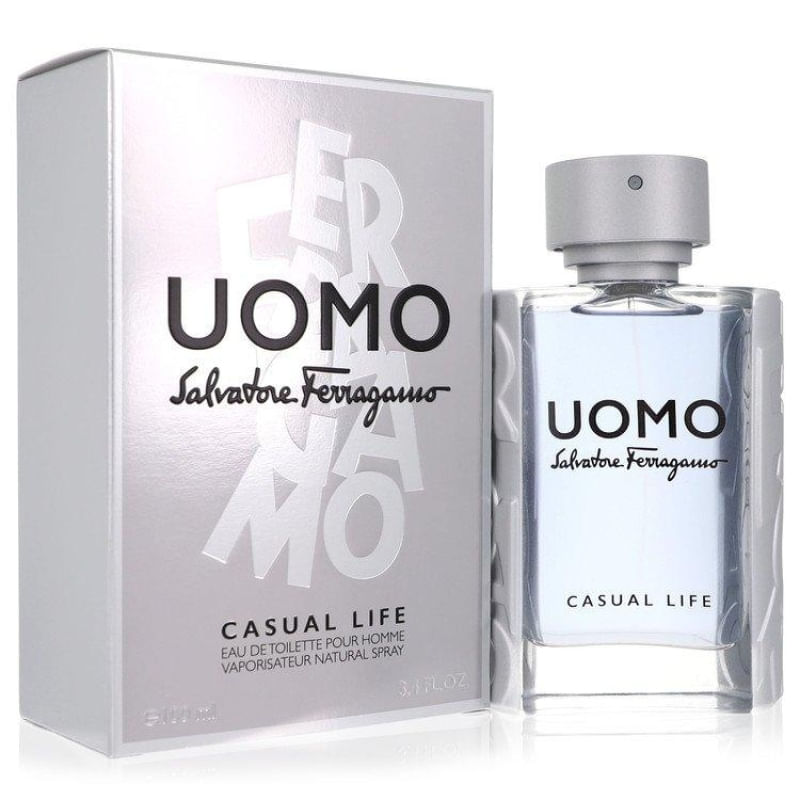 Perfume/Col. Masc. Uomo Casual Life Salvatore Ferragamo 100 ML Eau De Toilette