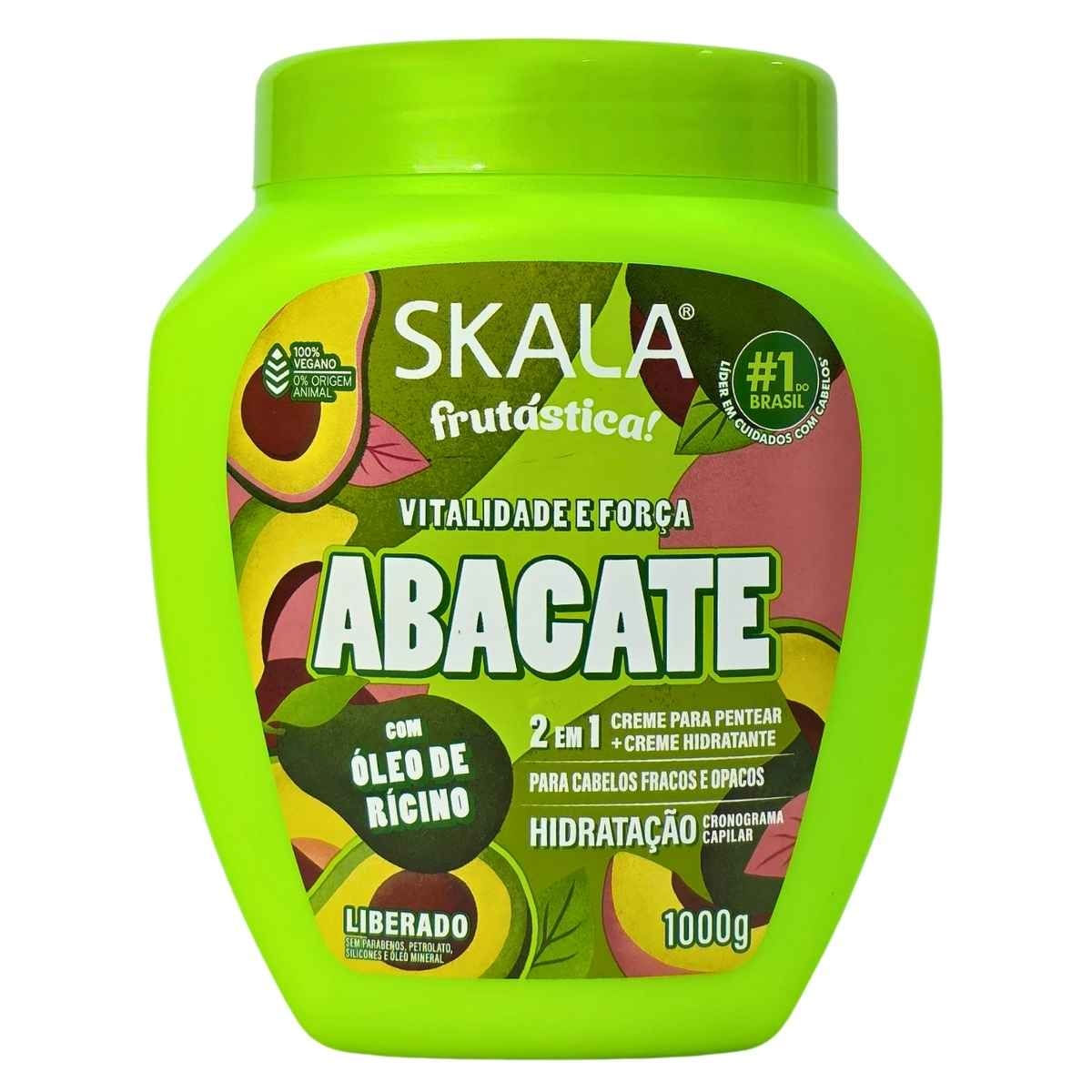 Tratamento Capilar 2 em 1 Hidratação Abacate Skala 1000g