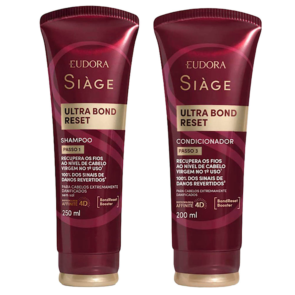 Kit Eudora Siàge Ultra Bond Reset - Shampoo + Condicionador — Kit