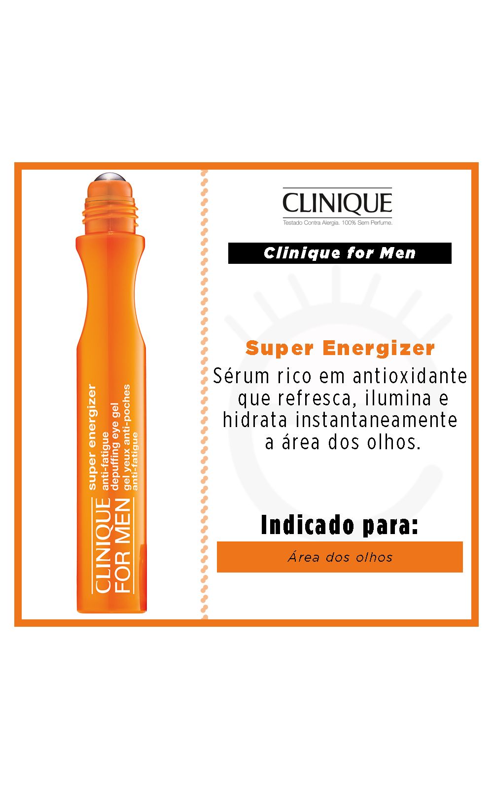 Foto 2 - Super Energizer Anti-Fatigue For Men Clinique - Gel Anti-Idade - 15ml