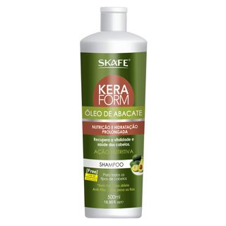 Skafe Keraform - Shampoo de Óleo de Abacate - 500ml Menor preço em Skafe Keraform - Shampoo de Óleo de Abacate - 500ml
