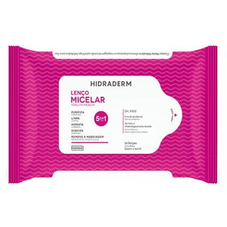 Lenço Micelar Hidraderm - 25 Lenços Menor preço em Lenço Micelar Hidraderm - 25 Lenços