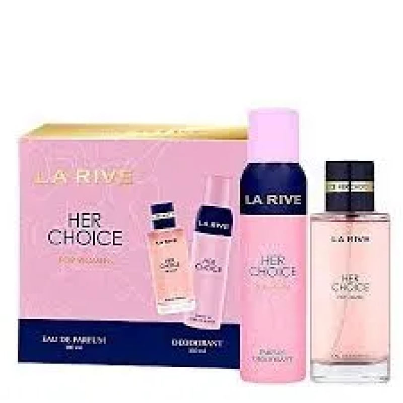 Kit La Rive Her Choice Woman Edp 100ml + Deodorant 150ml