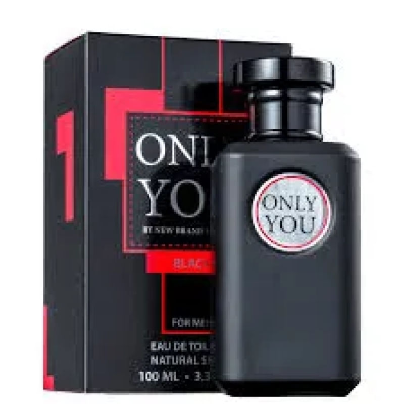 New Brand Only You Black Eau De Toilette For Men 100ml