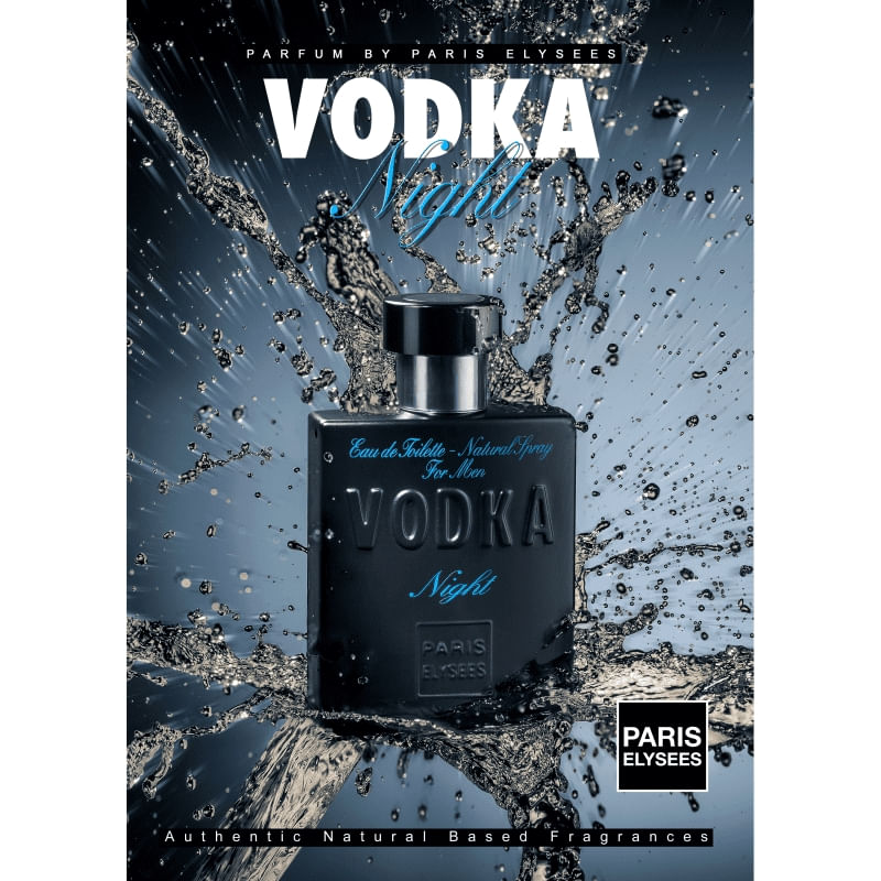 Paris Elysees Vodka Night Masculino Eau De Toilette 100ml