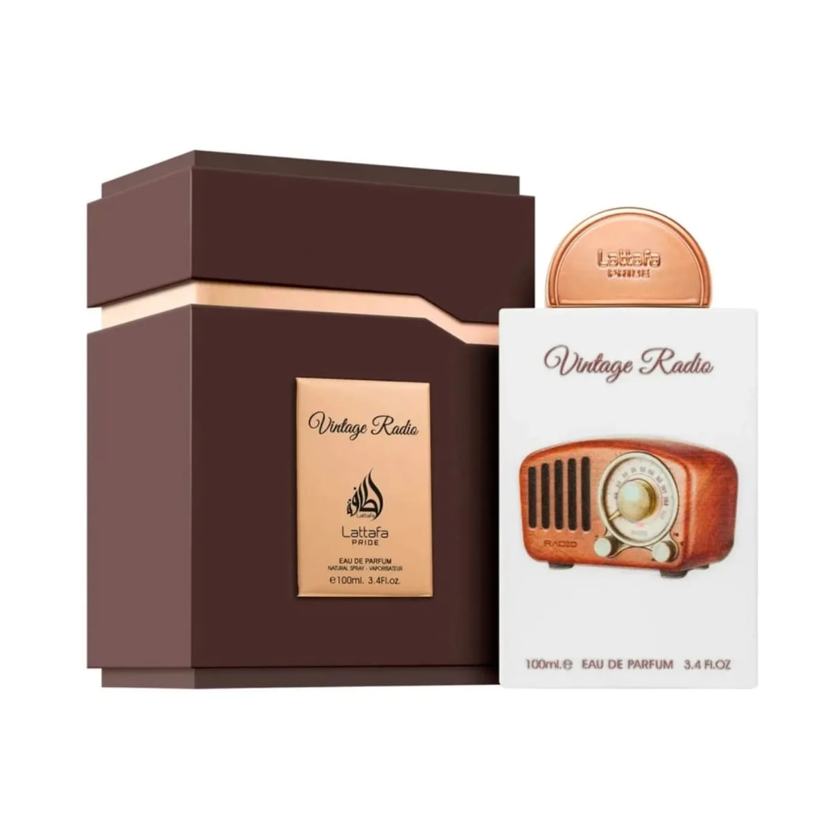Perfume Lattafa Vintage Radio Eau De Parfum 100ml Unissex