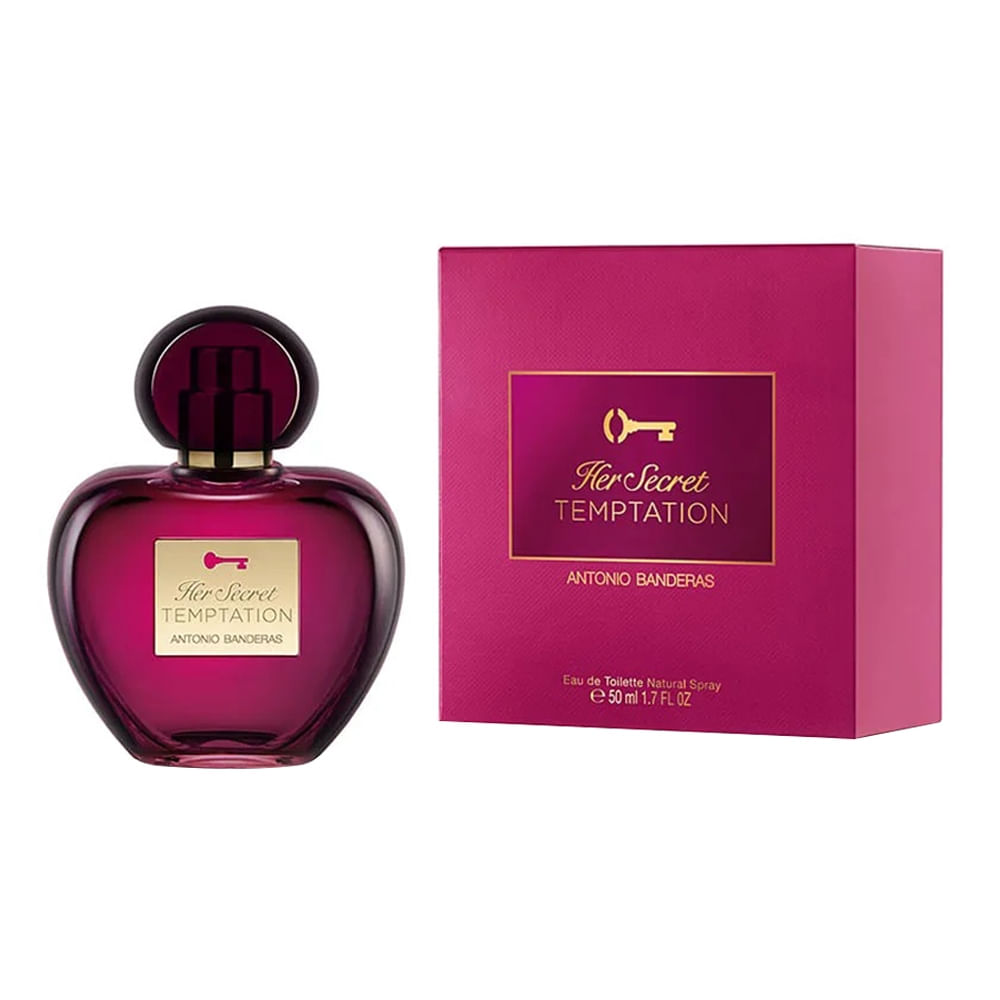 ANTONIO BANDERAS HER SECRET TEMPTATION FEMININO EAU DE TOILETTE 50ML