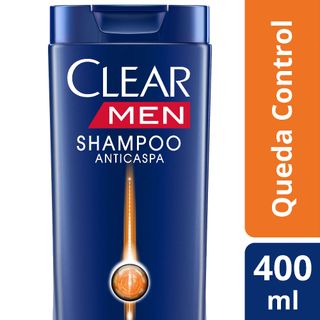 Menor preço em Shampoo Anticaspa Clear Men Queda Control 400ml