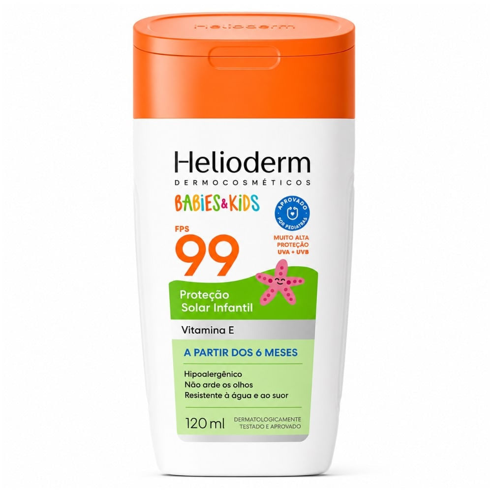 Protetor Solar Corporal Helioderm Babies & Kids Fps99 120ml