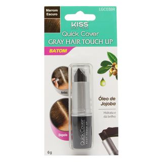 Batom Capilar Kiss NY Gray Hair Touch Up Menor preço em Batom Capilar Kiss NY Gray Hair Touch Up