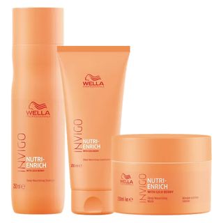 Wella Professionals Invigo Nutri-Enrich Kit - Shampoo + Condicionador + Máscara é ruim? Wella Professionals Invigo Nutri-Enrich Kit - Shampoo + Condicionador + Máscara é boa?