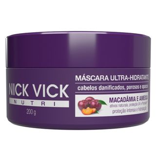 Nick & Vick Nutri Ultra Hidratante - Máscara de Hidratação - 200g Menor preço em Nick & Vick Nutri Ultra Hidratante - Máscara de Hidratação - 200g