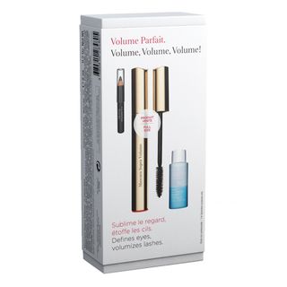 Clarins Volume Parfait Kit - Máscara de Cílios + Removedor de Maquiagem + Lápis de Olho Menor preço em Clarins Volume Parfait Kit - Máscara de Cílios + Removedor de Maquiagem + Lápis de Olho