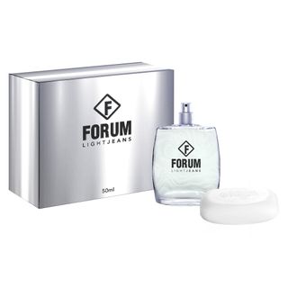 Forum Light Jeans Kit - Eau de Toilette + Sabonete Menor preço em Forum Light Jeans Kit - Eau de Toilette + Sabonete
