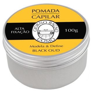 Giorno Uomo Black Oud - Pomada Capilar Alta Fixação - 100g Menor preço em Giorno Uomo Black Oud - Pomada Capilar Alta Fixação - 100g