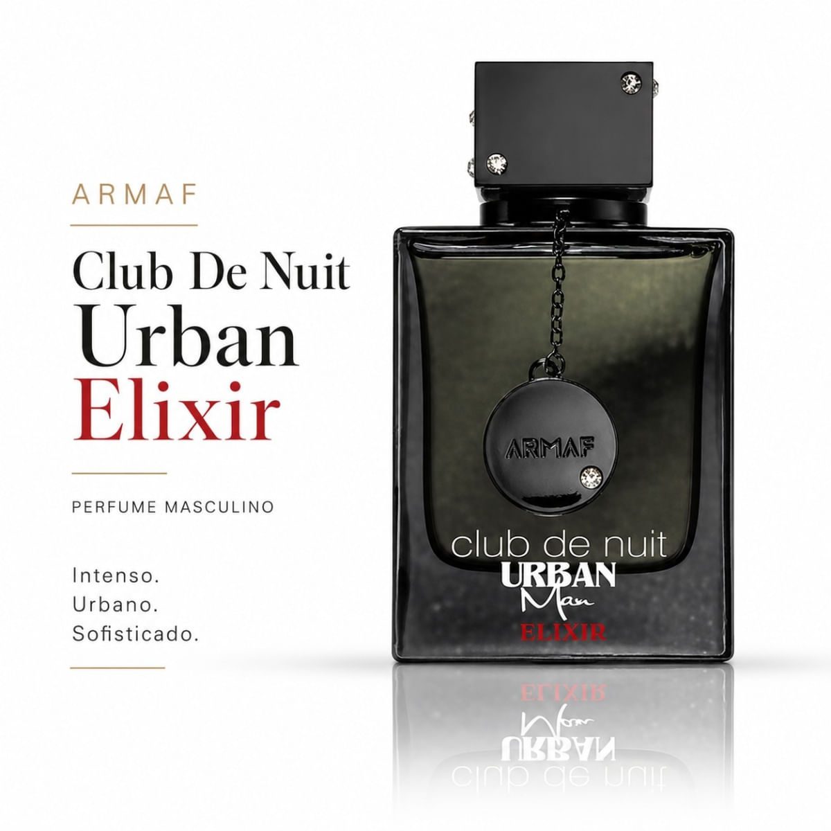 香水(男性用) Armaf Club de Nuit Urban Man Elixir Perfume Armaf Club de nuit Urban Man Elixir 105 ML - Época Cosméticos
